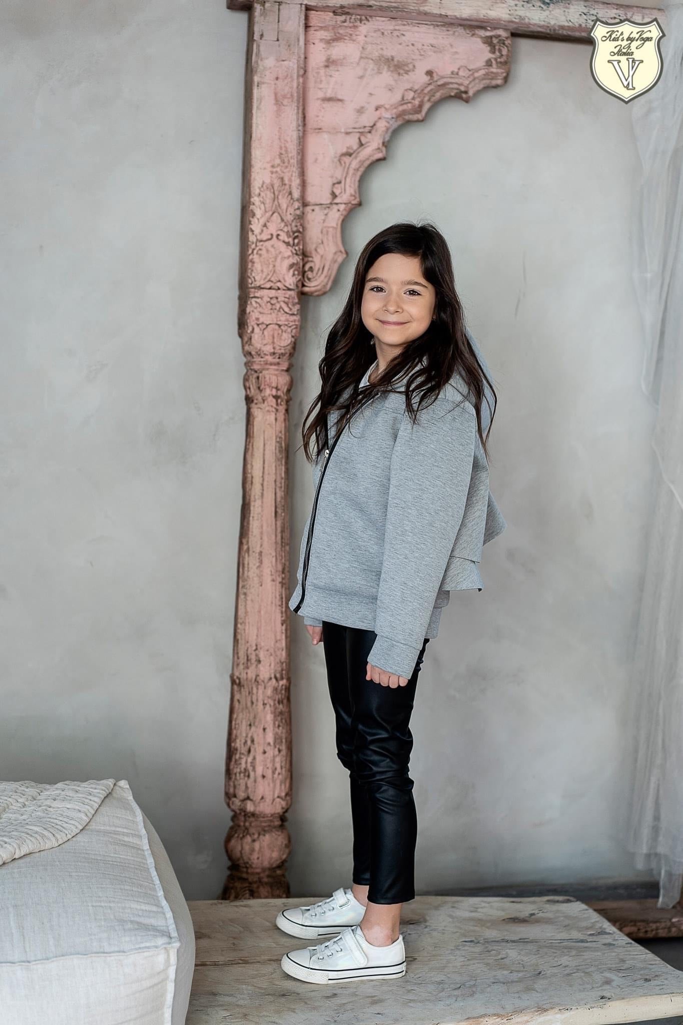 Eco-Friendly Leather Pants Black | no+zo kids fashion